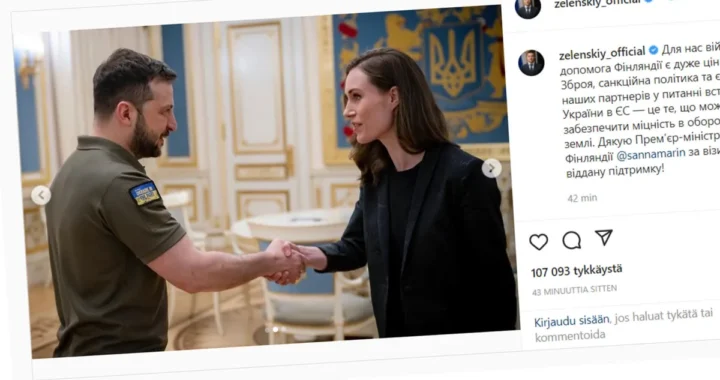 Wilhelm Junnila ja Volodomyr Zelenskyi