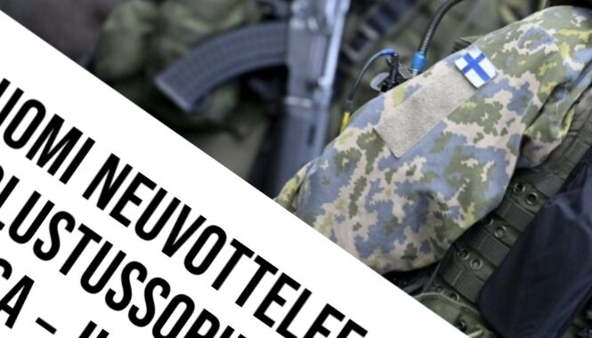 RASKAITA ASEITA JA ALUEITA JENKKIARMEIJALLE SUOMEEN –  Vasemmistoliiton Saramo valmis hyväksymään sopimuksen