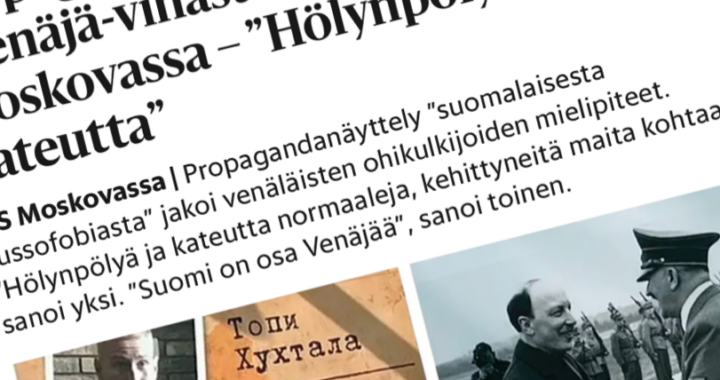 SUOMEN VENÄJÄVIHA ”HÖLYNPÖLYÄ”