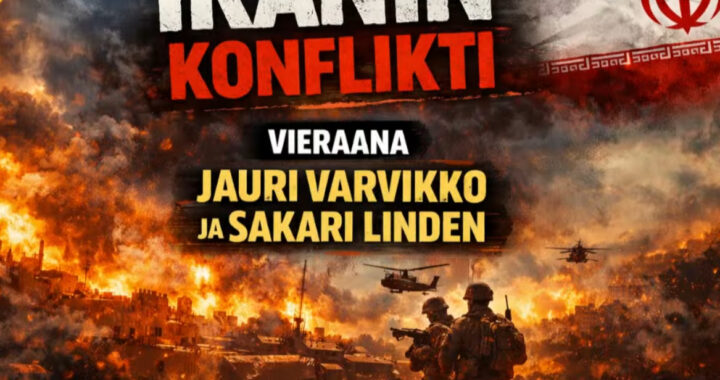 Sakari Linden ja Jauri Varvikko Tosi TV:n vieraana
